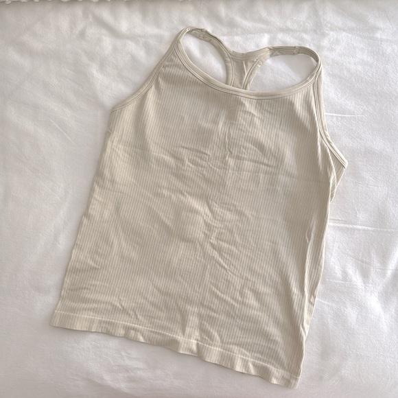 NWOT H&M Seamless Top with Sports Bra | Size L - Picture 3 of 4